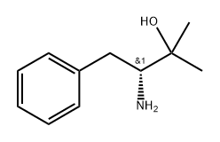 Benzenepropanol, β-amino-α,α-dimethyl-, (βR)- Struktur