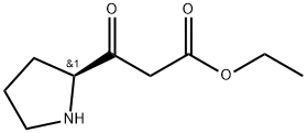 ethyl(S)-3-oxo-3-(pyrrolidin-2-yl)propanoate Struktur