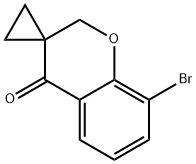 8-Bromospiro[chroman-3,1'-cyclopropan]-4-one Struktur