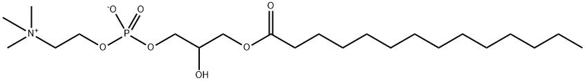 myristoyllysophosphatidylcholine Struktur