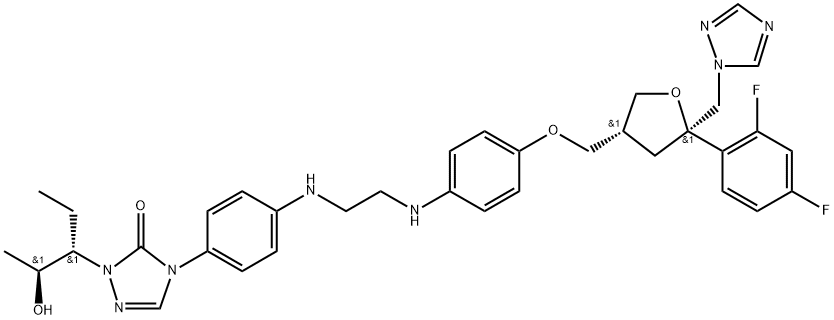 Posaconazole Impurity 40 Struktur