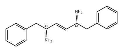 (2R,5R,E)-1,6-diphenylhex-3-ene-2,5-diamine Struktur