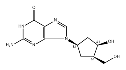 Carbocyclic 2'-deoxyguanosine Struktur