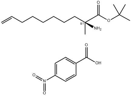 α-Me-Gly(Octenyl)-OtBu p-Nitrobenzoate Struktur