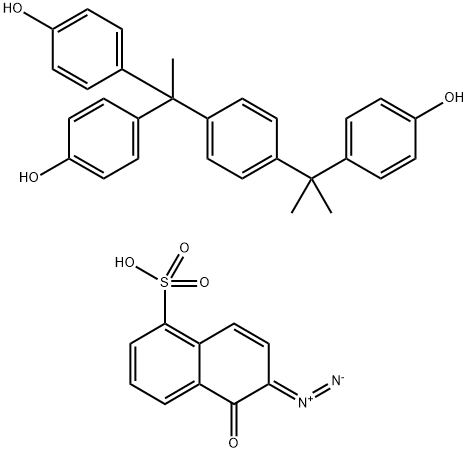 TRIS-PA 1,2-NAPHTHOQUINONE-2-DIAZIDO-5-SULFONATE 結(jié)構(gòu)式