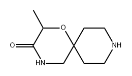 2-Methyl-1-oxa-4,9-diazaspiro[5.5]undecan-3-one Struktur