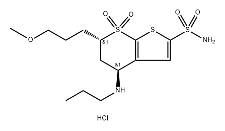 L-693612 hydrochloride Struktur