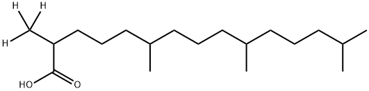 Pristanic Acid-d3 Struktur