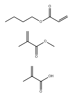 2-Methyl-2-propenoic acid polymer and butyl  2-propenoate and methyl 2-methyl-2- propenoate, calcium sodium salt Struktur