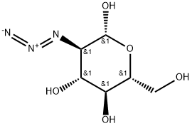 2-Azido-2-deoxy-α-D-glucopyranose Struktur