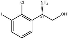 2-amino-2-(2-chloro-3-iodophenyl)ethanol Struktur