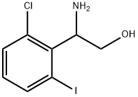 2-amino-2-(2-chloro-6-iodophenyl)ethanol Struktur