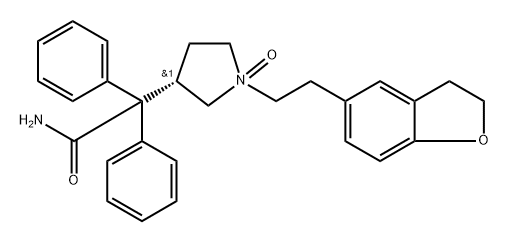 Darifenacin N-Oxide Impurity Struktur