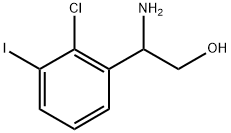 Benzeneethanol, β-amino-2-chloro-3-iodo- Struktur