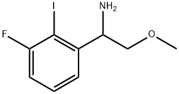 1-(3-fluoro-2-iodophenyl)-2-methoxyethanamine Struktur