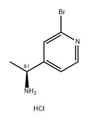 4-Pyridinemethanamine, 2-bromo-α-methyl-, hydrochloride (1:2), (αS)- Struktur