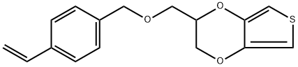 2-[[(4-Ethenylphenyl)methoxy]methyl]-2,3-dihydrothieno[3,4-b]-1,4-dioxine Struktur