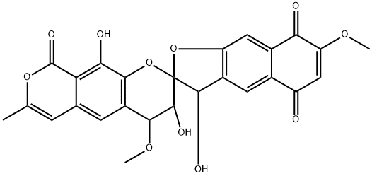 8-methoxygriseorhodin C Struktur