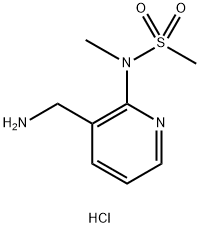 N-(3-(Aminomethyl)pyridin-2-yl)-N-methylmethanesulfonamide hydrochloride Struktur