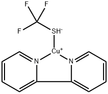 (2,2'-bipyridine)Cu(SCF3)