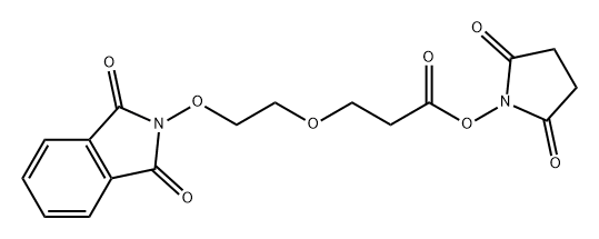 NHPI-PEG1-C2-NHS ester Struktur