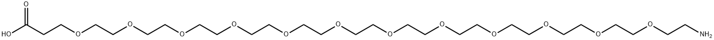 H2N-PEG12-CH2CH2COOH Struktur