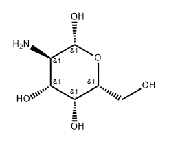 2-Amino-2-deoxy-β-D-galactopyranose Struktur