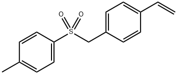 1-Ethenyl-4-[[(4-methylphenyl)sulfonyl]methyl]benzene Struktur