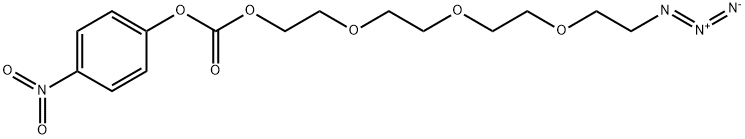 Azido-PEG4-4-nitrophenyl carbonate Struktur