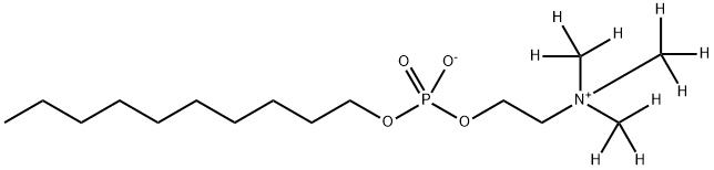 [2H9]-n-Decyl Phosphocholine Struktur