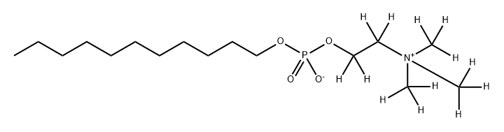 n-Undecyl Phosphocholine-d13 Struktur