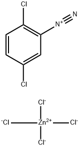 2,5-dichlorobenzenediazonium tetrachlorozincate (2:1) Struktur