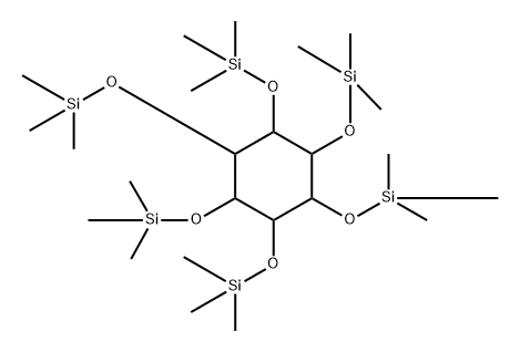 1-O,2-O,3-O,4-O,5-O,6-O-Hexakis(trimethylsilyl)-scyllo-inositol Struktur