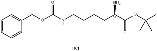 H-D-Lys(Z)-OtBu·HCl Struktur