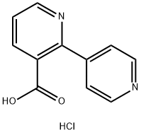 [2,4''-bipyridine]-3-carboxylic acid dihydrochloride Struktur