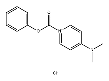 Pyridinium, 4-(dimethylamino)-1-(phenoxycarbonyl)-, chloride (1:1) Struktur