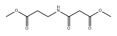 N-(3-methoxy-dioxopropyl)-methylester-beta-alanin Struktur