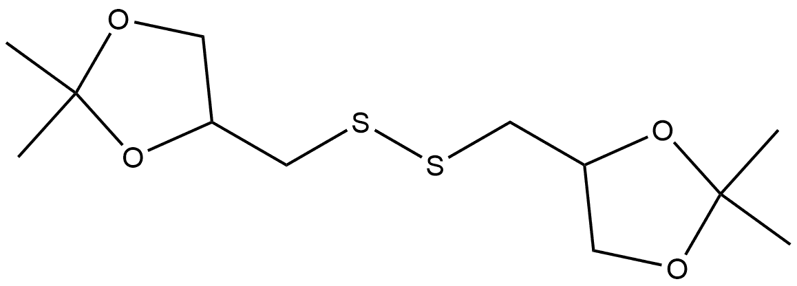 1,3-Dioxolane, 4,4'-[dithiobis(methylene)]bis[2,2-dimethyl- (9CI)