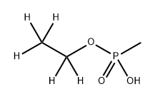 ETHYL HYDROGEN METHYLPHOSPHONATE (ETHYL-D5, 98%)  100 UG/ML IN METHANOL Struktur