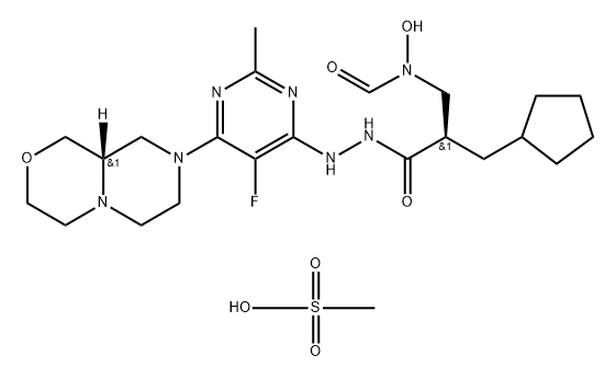 Lanopepden mesylate Struktur