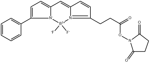 BODIPY-R6G-NHS Ester Struktur