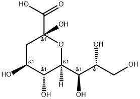 poly(oligo)(3-deoxyglycero-galacto-nonulosonate) Struktur