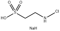 Ethanesulfonic acid, 2-(chloroamino)-, sodium salt (1:1) Struktur