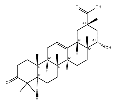 triptotriterpenonic acid A Struktur