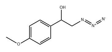 Benzenemethanol, α-(azidomethyl)-4-methoxy- Struktur