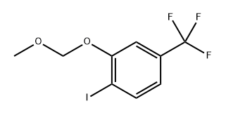 1-Iodo-2-(methoxymethoxy)-4-(trifluoromethyl)benzene Struktur