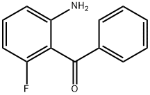 (2-amino-6-fluorophenyl)(phenyl)methanone Struktur