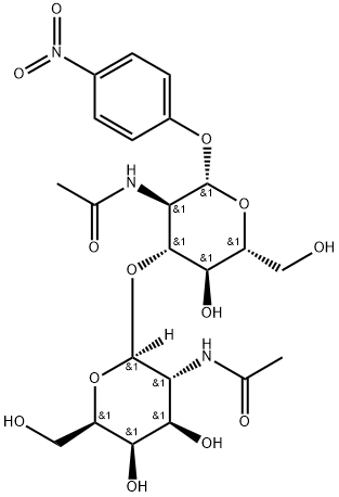 GalNAc beta(1-3)GlcNAc-beta-pNP Struktur