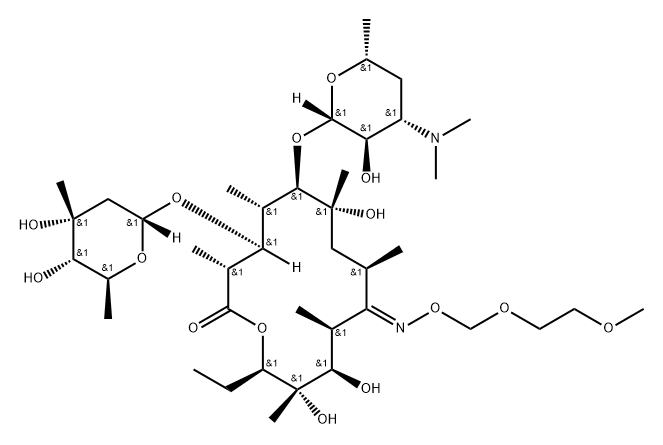 Roxithromycin EP Impurity E Struktur