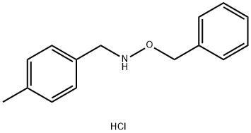 Benzenemethanamine, 4-methyl-N-(phenylmethoxy)-, hydrochloride (1:1)